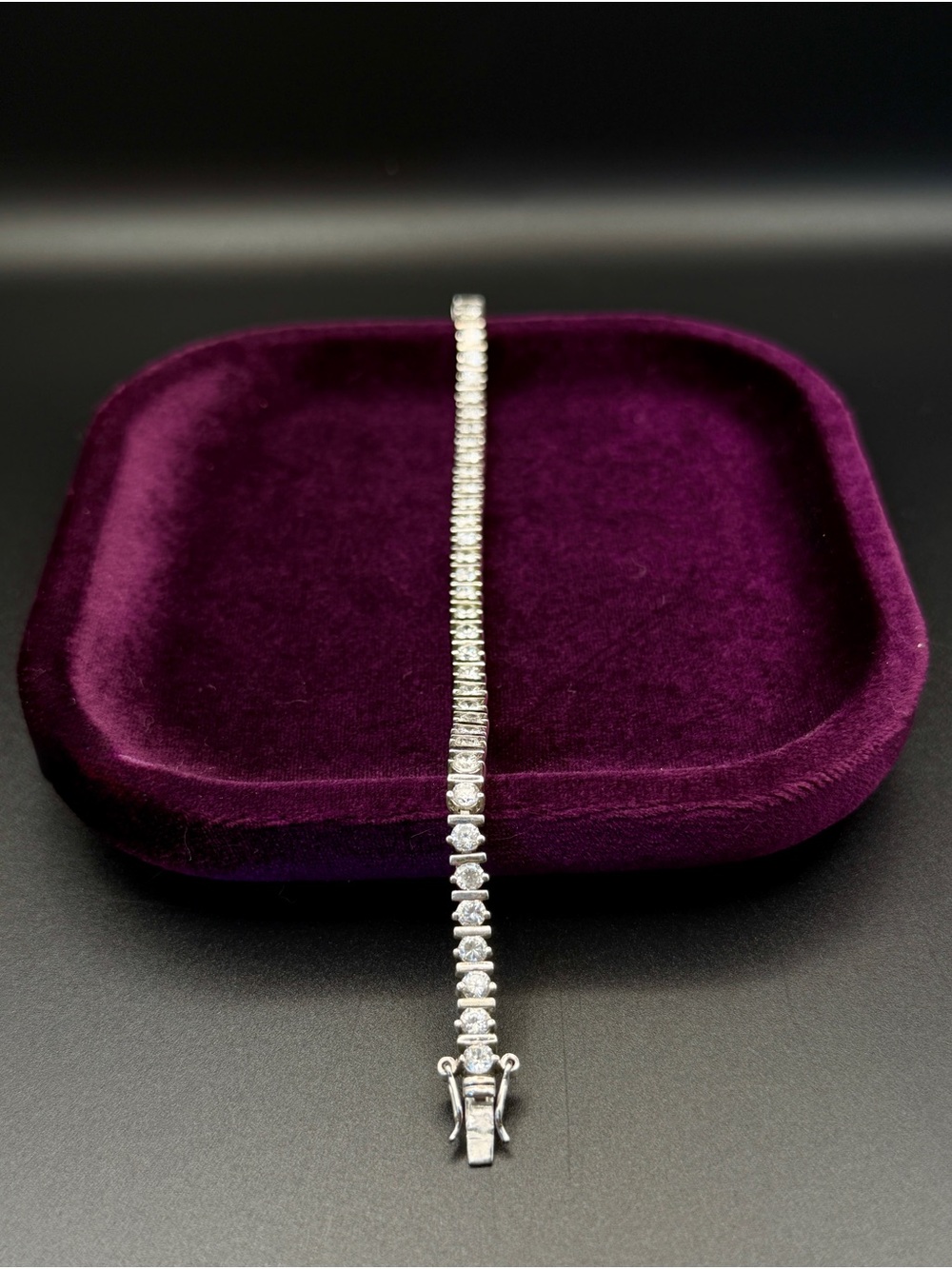 Classic 925 Sterling Silver CZ Tennis Bracelet – High Sparkle